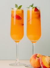 klasyczny bellini z prosecco